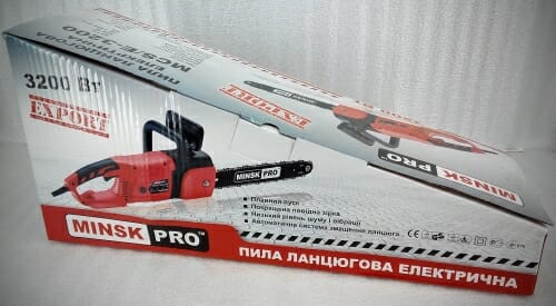 Электропила MINSK PRO MCS/E-3200 (2 шины, 2 цепи)