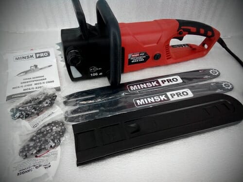 Электропила MINSK PRO MCS/E-3200 (2 шины, 2 цепи)