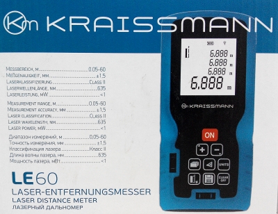 Лазерный дальномер KRAISSMANN LE 60