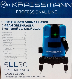 Лазерный уровень Kraissmann 5LL30