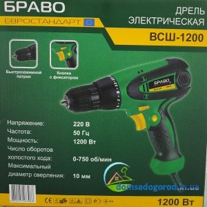 Шуруповерт сетевой Браво ВСШ-1200