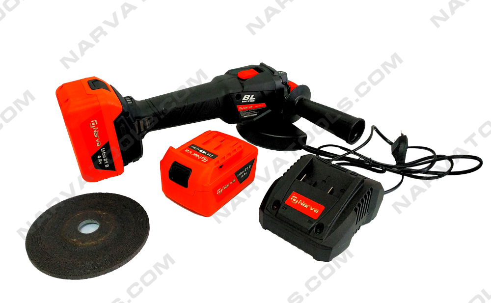 Аккумуляторная угловая шлифмашина NARVA NAG-125Li