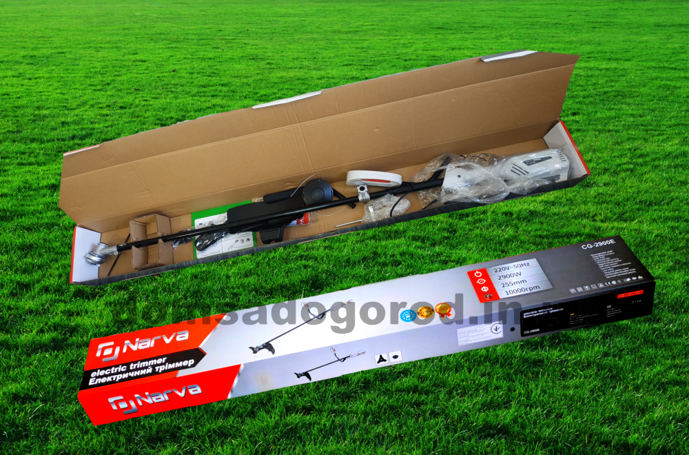 Электрокоса NARVA CG-2900Е. Цельная штанга.
