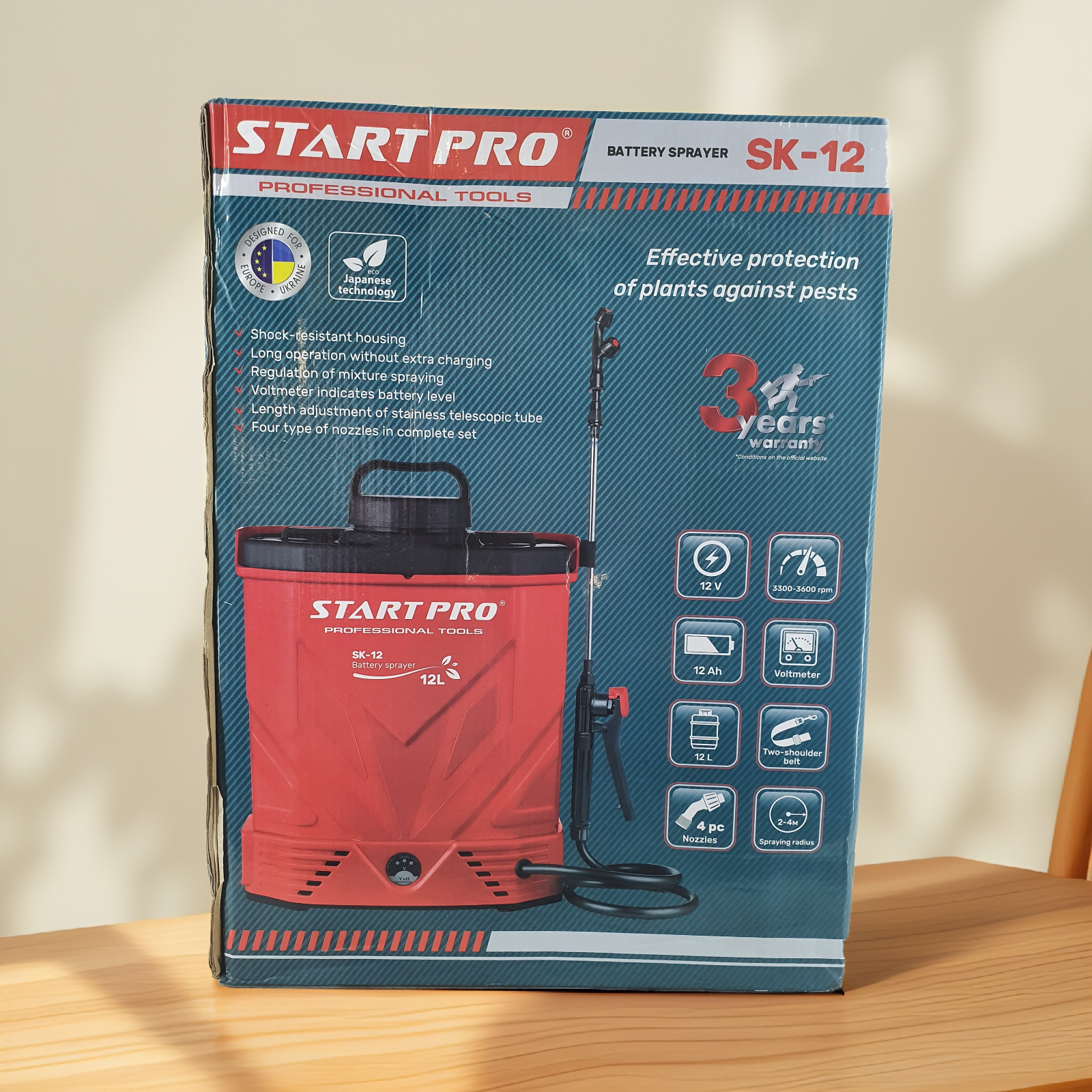 Аккумуляторный опрыскиватель Start Pro SK-12