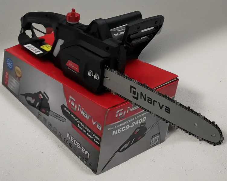 Электропила для дерева NARVA NECS-2400 — мощный инструмент для дачи и хозяйства