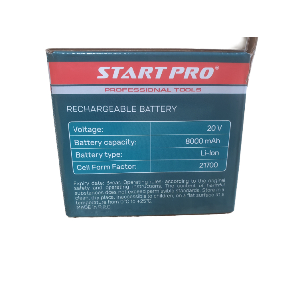 Аккумуляторная батарея 8.0 А·ч Start Pro SB20‑8F для платформы Makita LXT