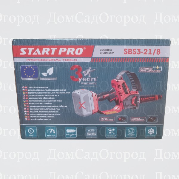 Мини пила аккумуляторная START PRO SBS3-21/8