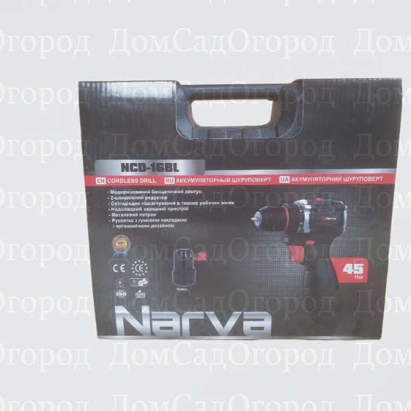 Шуруповерт аккумуляторный NARVA NCD-16 BL