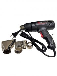 Фен с дополнительными насадками для строительных и ремонтных работ