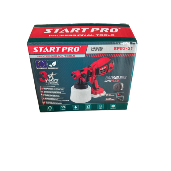 Аккумуляторный краскопульт Start Pro SPG2-21