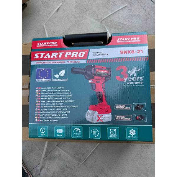 Гайковёрт аккумуляторный ударный Start Pro SWK8-21