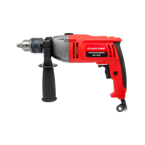 Дрель ударная Start Pro SID-1500 — низкооборотистая дрель, патрон 16 мм